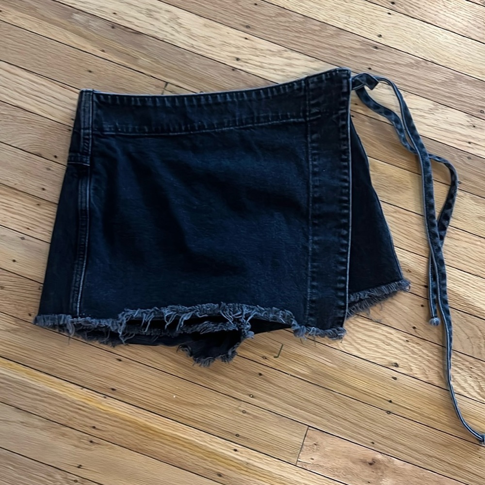Free People We The Free Emmy Denim Skort, Size 8